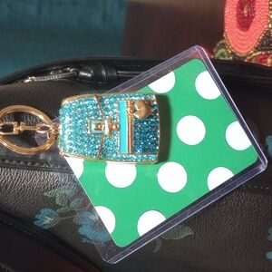 Kate Spade Playing Card With Fashion Keychain